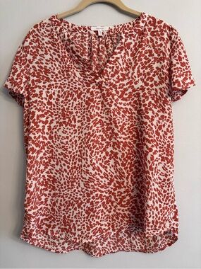 Maurices Animal Print V-Neck Blouse